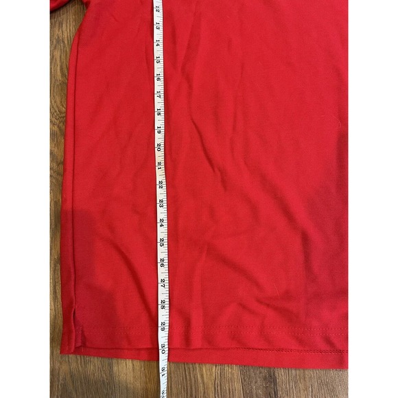 Jump Start Shirt Men's Med Red Short Sleeve Ribbed Collar $49.00 New polo - Picture 8 of 9